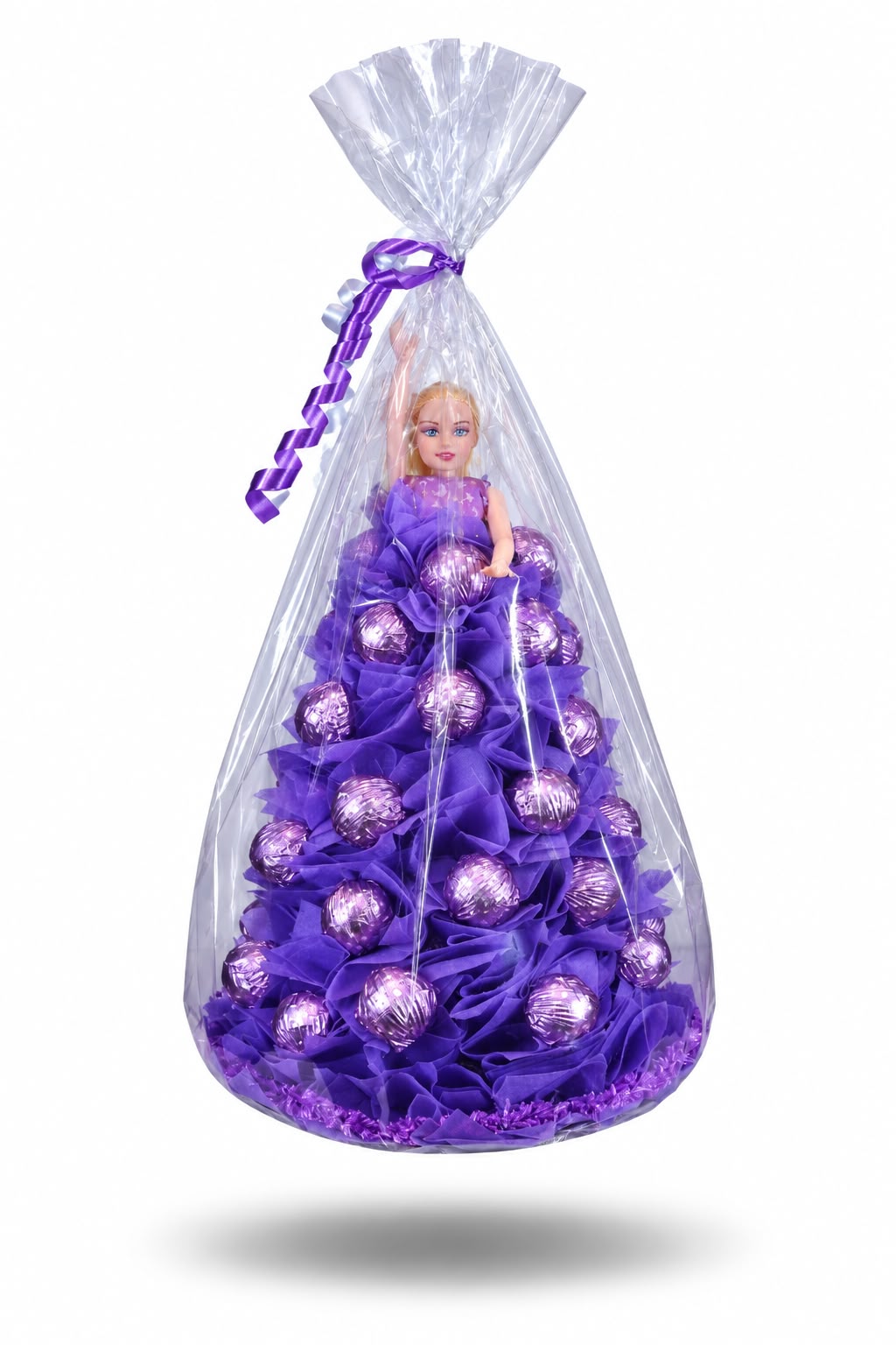 Purple chocolate doll dress